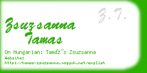 zsuzsanna tamas business card